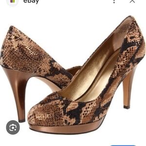 Bronze snake print Joan & David 8